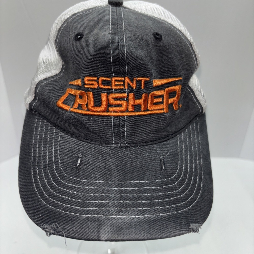 Distressed Scent Crusher Cotton & Mesh Adjustable Baseball Cap Hat